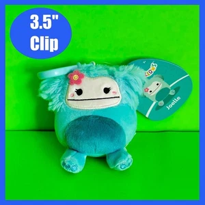 Joelle the Bigfoot mit Blume Squishmallows 3,5" Clip - Bild 1 von 6