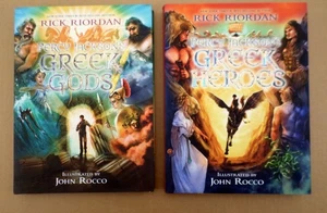 Percy Jackson and the Greek Gods & Percy Jackson's Greek Heroes Rick Riordan - Foto 1 di 19
