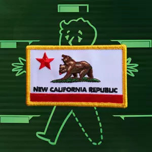 Parche de gancho Fallout: New Vegas, bandera de la República de Nueva California, moral militar NCR - Imagen 1 de 2