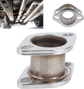2.5" 2 Pernos Silenciador Tubo Extensión Brida Escape Acero Inoxidable SS Adaptador Universal - Imagen 1 de 11