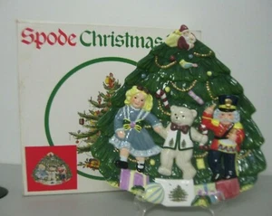 Spode Christmas Tree Toys Around The Tree Cookie Plate Serving Tray Nutcracker - Picture 1 of 7
