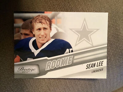 2010 Prestige Dallas Cowboys Football Card #289 Sean Lee Rookie.         JT24 - Image 1 of 2
