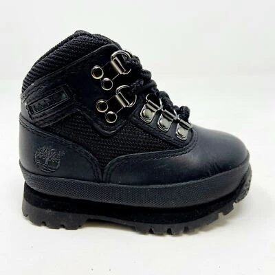 Timberland Euro Hiker Outdoor Black Toddler Hiking Boots 96848 - Image 1 of 4
