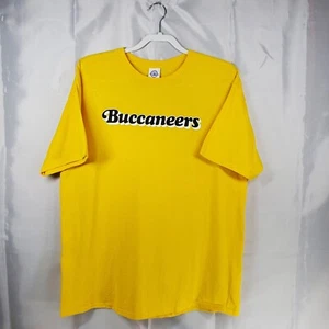 Delta Pro Weight Buccaneers Baseball Promotional Yellow T-shirt Men Sz XL - Picture 1 of 8