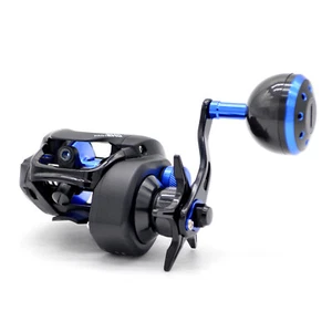 CAMEKOON Saltwater Magnetic Brake Baitcasting Fishing Reel - Light Graphite Body - Picture 1 of 23