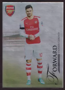 2015 Futera Arsenal Platinum Parallel Olivier Giroud /8 Unique - Bild 1 von 2