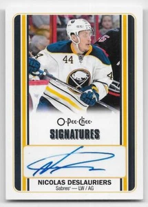 16/17 O-PEE-CHEE SIGNATURES AUTOGRAPH Nicolas Deslauriers #SND GROUP E - Picture 1 of 1