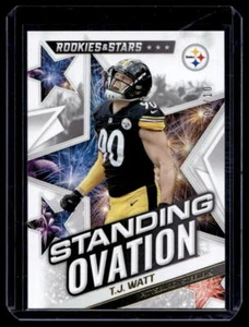 T.J. Watt Standing Ovations/10 2022 Panini Rookies & Stars Pittsburgh Steelers - Bild 1 von 2