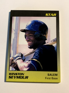 WINSTON SEYMOUR 1989 Star Salem Buccaneers PWE SHIP