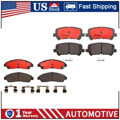 Se adapta a pastillas de freno delanteras + traseras de cerámica Acura MDX 2007-2010 - Brembo Premium OE PZ Foto 1 de 4