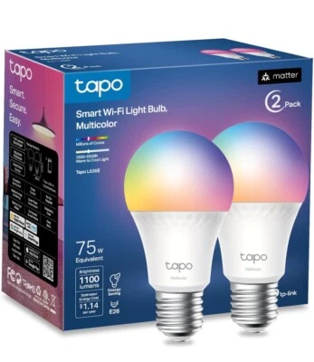 A-6. TP-Link Smart Light Bulbs, 1100 Lumens High Brightness (75W Equivalent) - Image 1 of 4