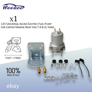 12V Universal InLine Electric Fuel Pump for Carter Marine Boat for 7.4-8.2L Hard - Picture 1 of 6