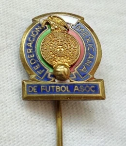 old MEXICAN FOOTBALL Federation PIN Badge MEXICO Futbol Asociacion SOCCER - Picture 1 of 2