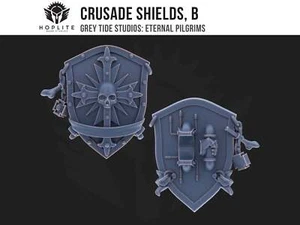 Crusade Shields, B (x10) | Grey Tide Studios | Eternal Pilgrims | Conversion Par - Imagen 1 de 10