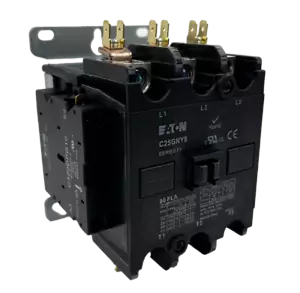 Eaton C25GNY8 Definite Purpose Contactor 90A 600V 120V Coil w/ Auxiliary Switch - Picture 1 of 2