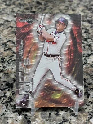 2000 Fleer Skybox Dominion double play Chipper Jones - Scott Rolen Warp Tek RARE - Image 1 of 2