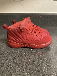 Nike Air Jordan 12 Retro PS Toddler Size 10C Bulls Gym Red Sneakers - Picture 1 of 11