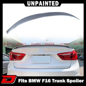 16-19 Fit For BMW F16 X6 X6M Sport F86 2nd P Trunk Spoiler Wing Unpainted - Bild 1 von 4
