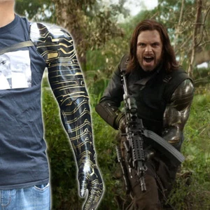 2021 Winter Soldier Arm Cosplay Bucky Barnes Arm Armor Revengers Superhero Props - Picture 1 of 11