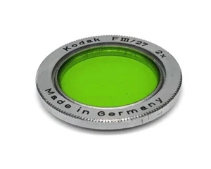 Kodak Color Screen 27mm Fiii /27 2x Green Colorfilter Screw Thread - Picture 1 of 1