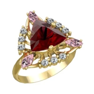 5 piezas Patrones de cera de anillo para damas para joyería/cera de inyección de fundición de cera perdida_20303 - Imagen 1 de 1