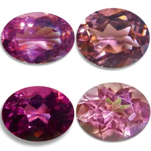 Natural Tourmaline Pink Oval Loose Gemstones Fine Cut AA+ - Picture 1 of 25