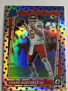 Shane Buechele Donruss Optic Blue Stars 2021 clasificación Prizm novato RC Chiefs Holo - Imagen 1 de 2