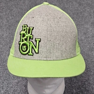 Burton Snowboarding Hat Size 7 1/2 Fitted Green Gray New Era 59Fifty Snowboard - Picture 1 of 9