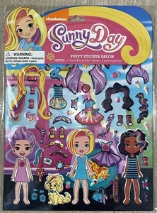 Adesivo Sunny Day Puffy scene salone - 50+ adesivi riutilizzabili - nuovo nickelodeon - Foto 1 di 2