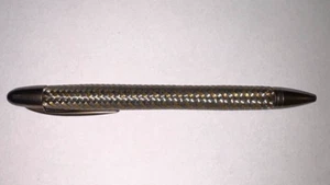 [Exc+5] Bolígrafo PORSCHE DESIGN P'3110 TEC FLEX plata/oro 14K (sin caja) - Imagen 1 de 5