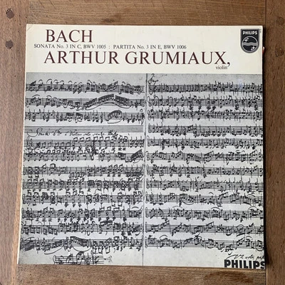 Bach Violin Sonatas - Arthur Grumiaux Philips  AL 3474 - Image 1 of 4