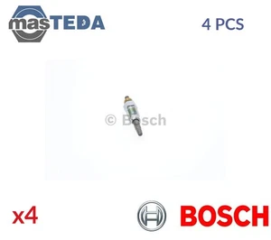 0 250 201 032 ENGINE GLOW PLUGS BOSCH 4PCS FOR NISSAN TRADE 2.0 D 2L 44KW - Picture 1 of 10