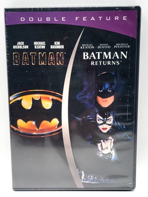 Batman & Batman Returns Double Feature (DVD) Michael Keaton Foto 1 de 2