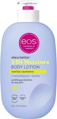 eos Shea Better Body Lotion Vanilla Cashmere 16 fl oz – 24-Hour Moisture from UK - Image 1 of 4