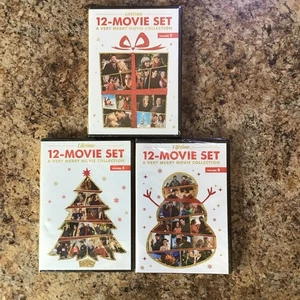 New Lifetime 12-Movie Set A Very Merry Movie Collection Vol 2 4 & 6 DVD  Sealed - Imagen 1 de 5