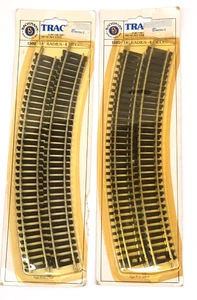 Bachmann Calibre HO 18" Radio 8 Piezas (2 Juegos) Pista Eléctrica Curvada #1502 NUEVO - Imagen 1 de 4