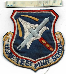 Vietnam War TEST PILOT SCHOOL USAF US Air Force Squadron Shoulder Patch - Picture 1 of 2