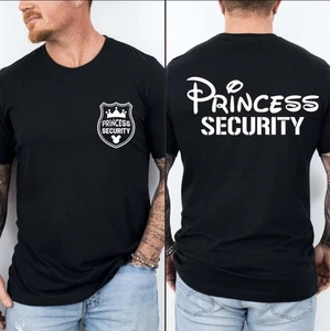 Princess Security Shirt Disney World Disneyland Urlaub Papa Vater Herren Papa - Bild 1 von 6