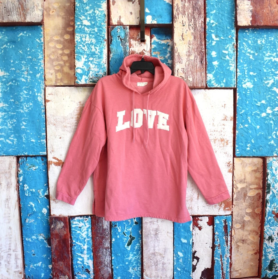 Sudadera con capucha para mujer Bobbie Brooks Love TALLA 2X rosa Foto 1 de 4