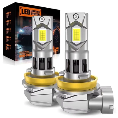 30000LM H8 H9 H11 LED Headlight H16JP Led Turbo 120W Super Bright 6500K Canbus 9 - Image 1 of 4