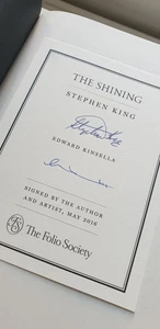 SIGNED by Stephen King The Shining Folio Society - Picture 1 of 7