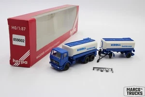 Herpa MB NG short gasoline tank trailer truck "Kroll Tankfahrzeuge" 1:87 /H23274 - Picture 1 of 1