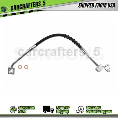 Sunsong Front Right Brake Hydraulic Hose for 1995-2000 Chrysler Cirrus 2.4L - Image 1 of 4