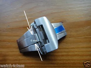 Brushed 316L s/ steel 22mm (FITS) Panerai Deployant Buckle CLASP Band Strap - Picture 1 of 6