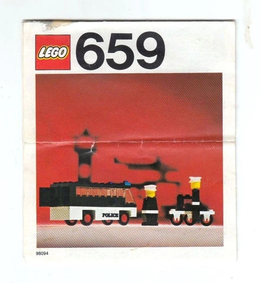 LEGO System ISTRUZIONI 659 Pattuglia della polizia - manuale libretto 1975 - Immagine 1 di 1