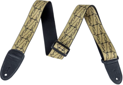 Correa de guitarra Gretsch Alternating Penguins - dorada Foto 1 de 2