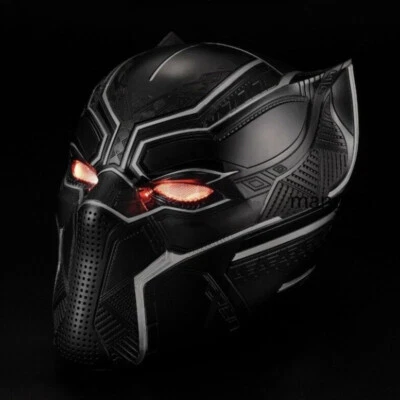 US! 1/1 Black Panther Helmet Killerbody Wearable Mask LED Base Cosplay Colletion - Image 1 of 4