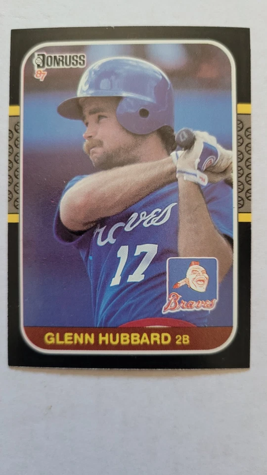 1987 DONRUSS GLENN HUBBARD #634 NM  - Image 1 of 1