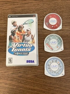 PSP GAMES BUNDLE 4x : Patapon, Spiderman 2 Movie, Gretzky NHL, Virtual Tennis - Picture 1 of 9