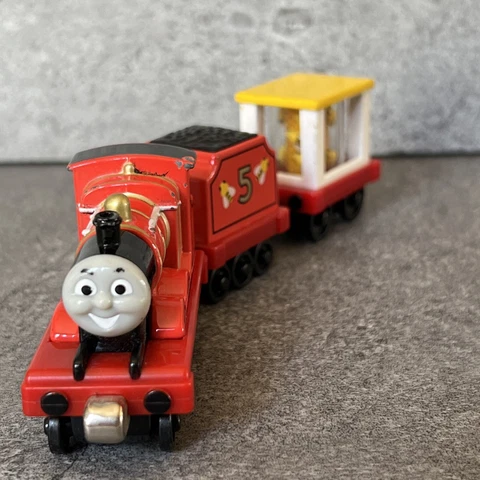 Thomas & Friends Diecast Take Along N Play Trains JAMES, BEE TENDER, BEEHIVE CAR Cover